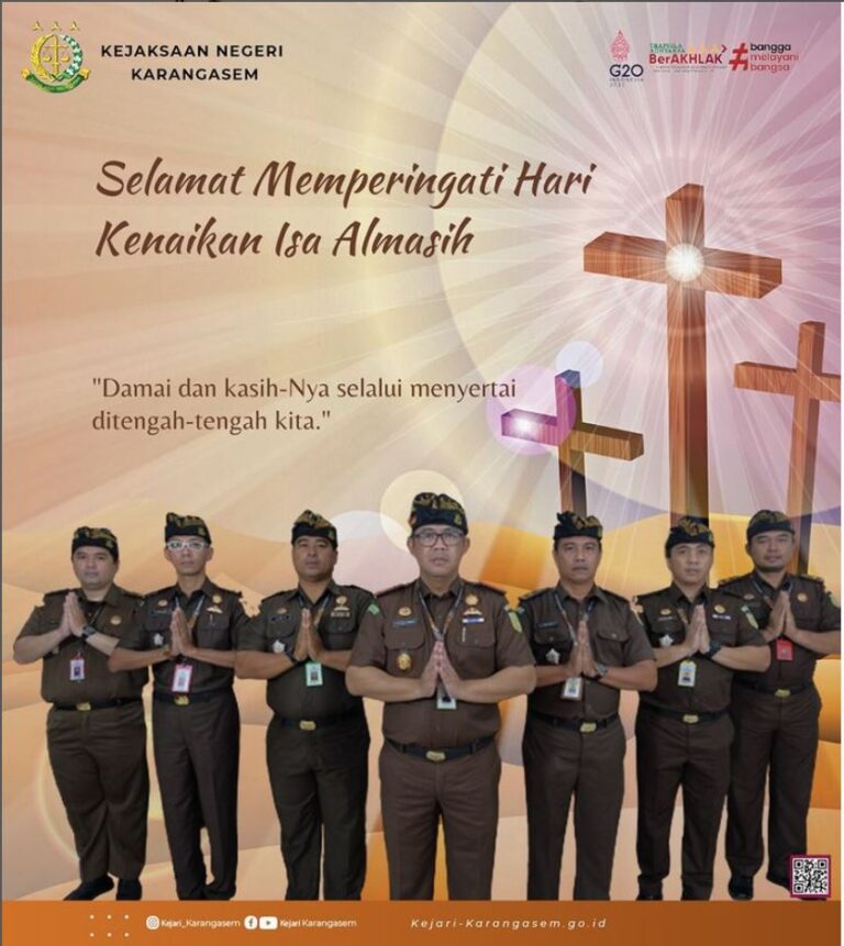 SELAMAT MEMPERINGATI HARI KENAIKAN ISA ALMASIH