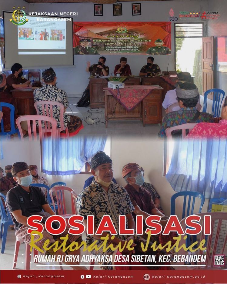 SOSIALISASI RESTORATIVE JUSTICE (19/5)