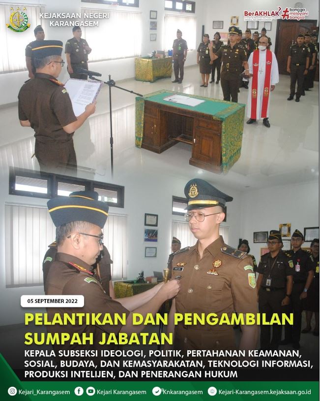 APEL KERJA PEGAWAI KEJARI KARANGASEM, (9/5)