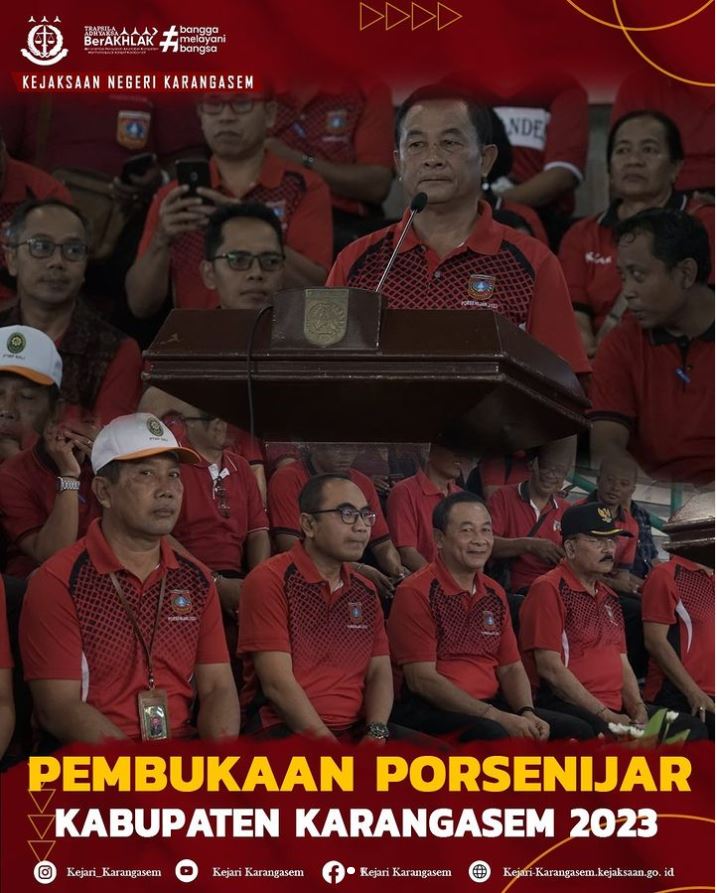 PEMBUKAAN PORSENIJAR KABUPATEN KARANGASEM 2023