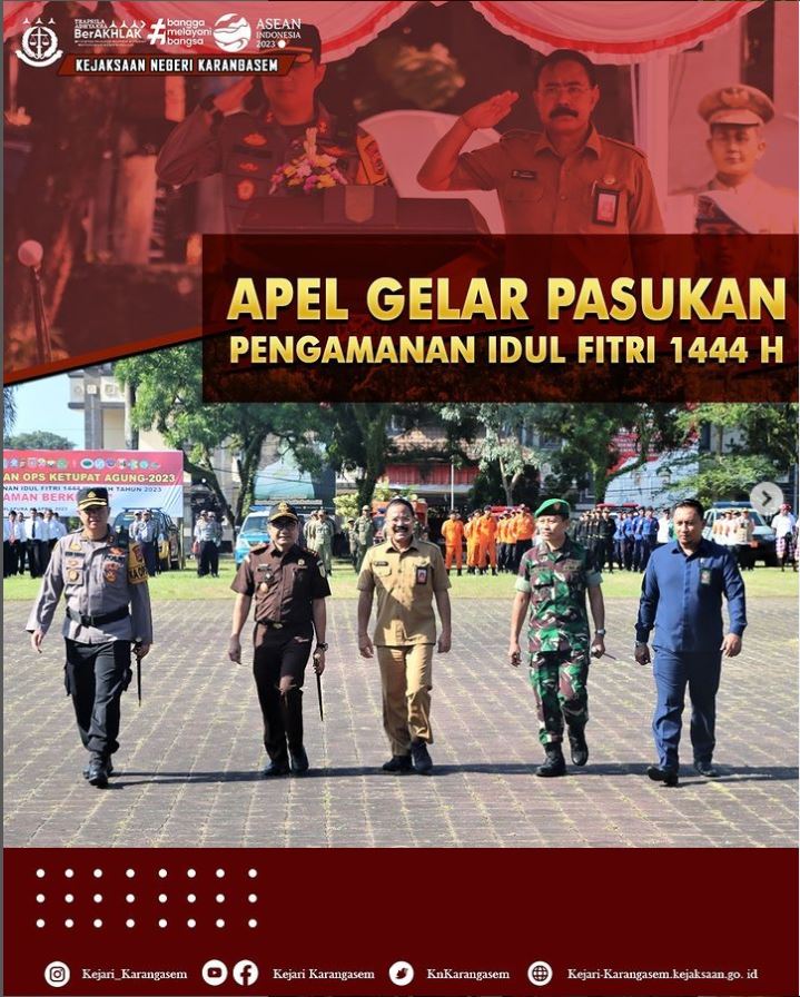 APEL GELAR PASUKAN PENGAMANAN IDUL FITRI 1444 H