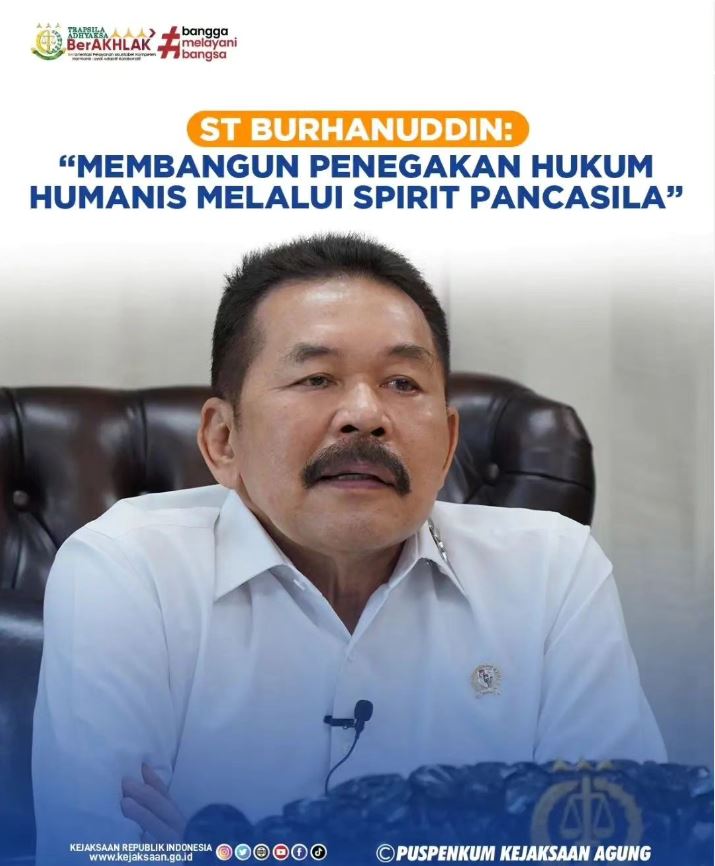 ST BURHANUDDIN : “MEMBANGUN PENEGAKAN HUKUM HUMANIS MELALUI SPIRIT PANCASILA”