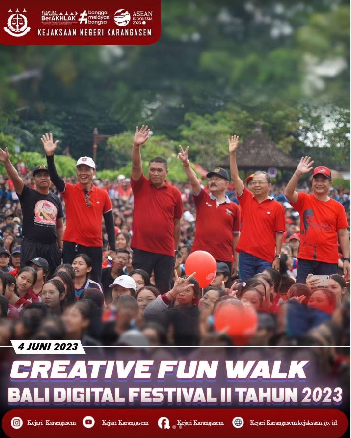 CREATIVE FUN WALK BALI DIGITAL FESTIVAL II TAHUN 2023