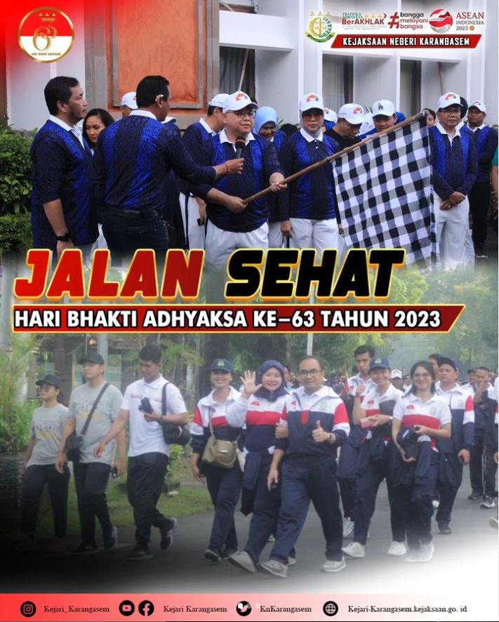 JALAN SEHAT HARI BHAKTI ADHYAKSA KE-63 TAHUN 2023