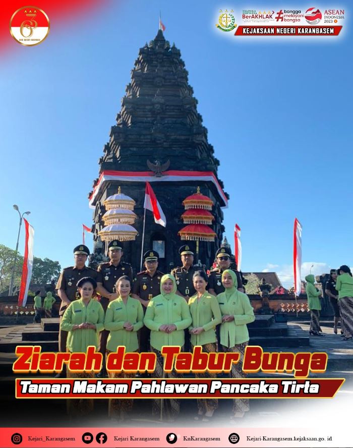 ZIARAH DAN TABUR BUNGA TAMAN MAKAM PAHLAWAN PANCAKA TIRTA