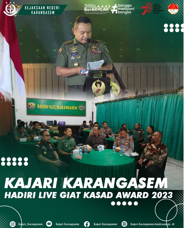 KAJARI KARANGASEM HADIRI LIVE GIAT KASAD AWARD 2023