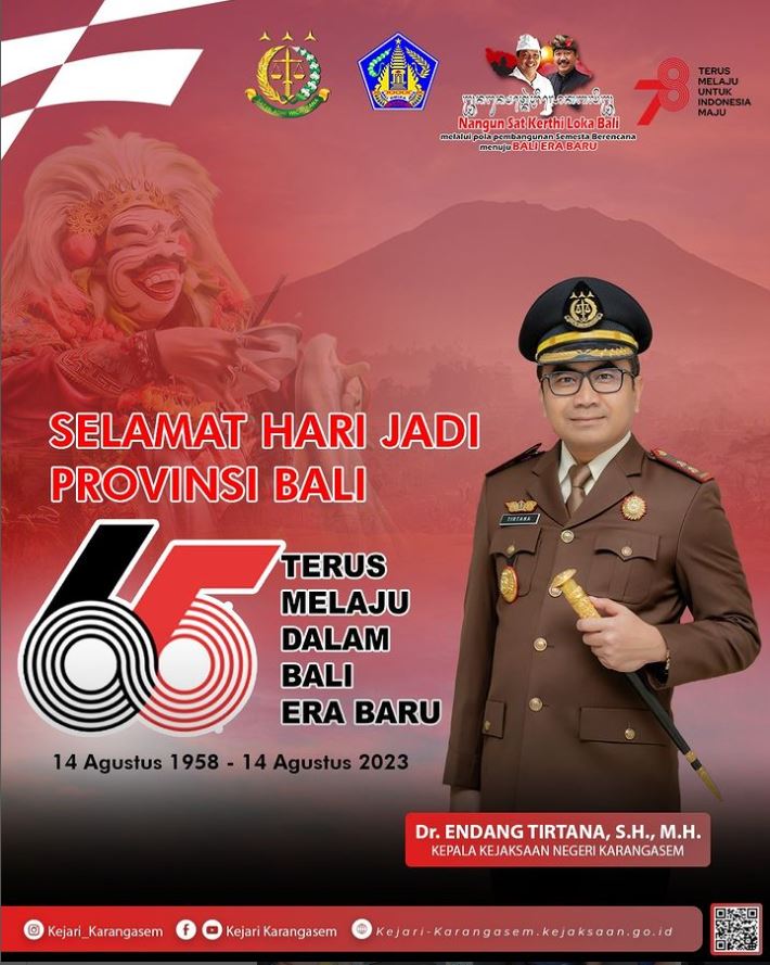SELAMAT HARI JADI PROVINSI BALI