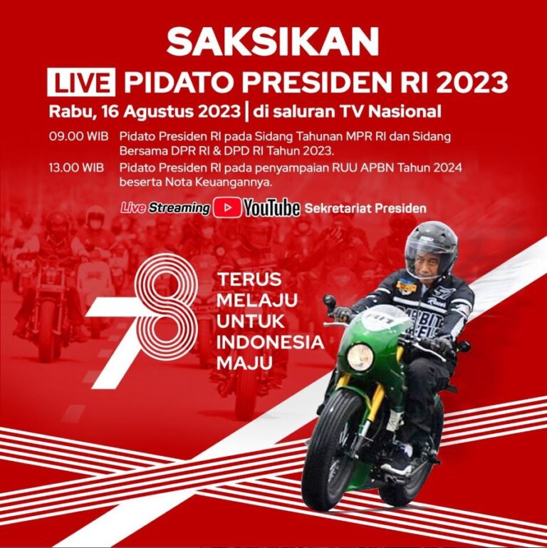 LIVE PIDATO PRESIDEN RI 2023 RABU, 16 AGUSTUS 2023