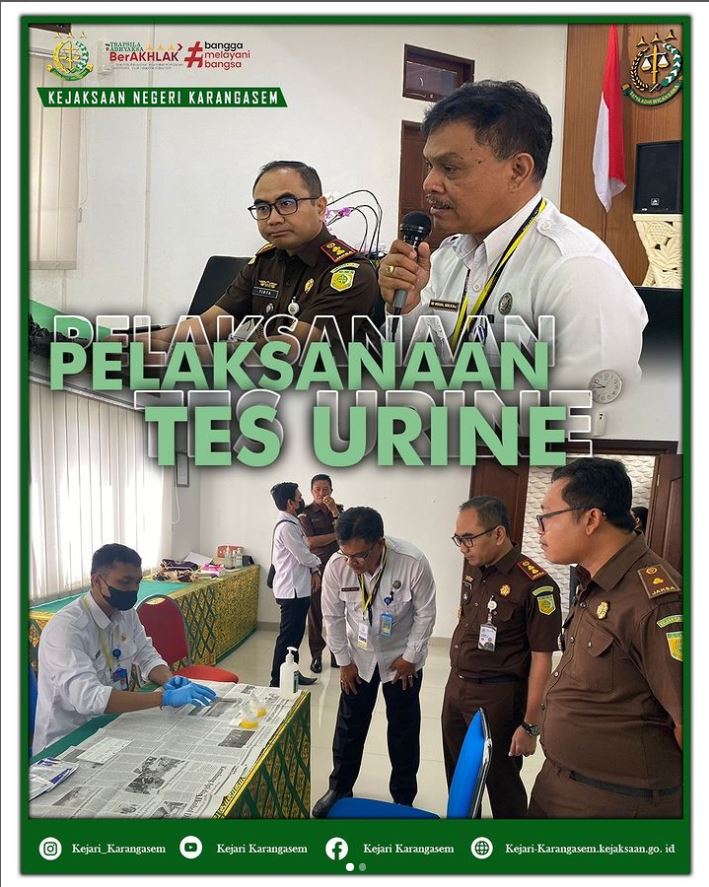 PELAKSANAAN TES URINE