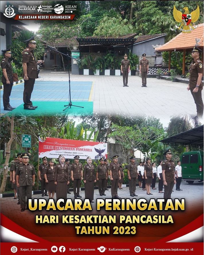 UPACARA PERINGATAN HARI KESAKTIAN PANCASILA TAHUN 2023