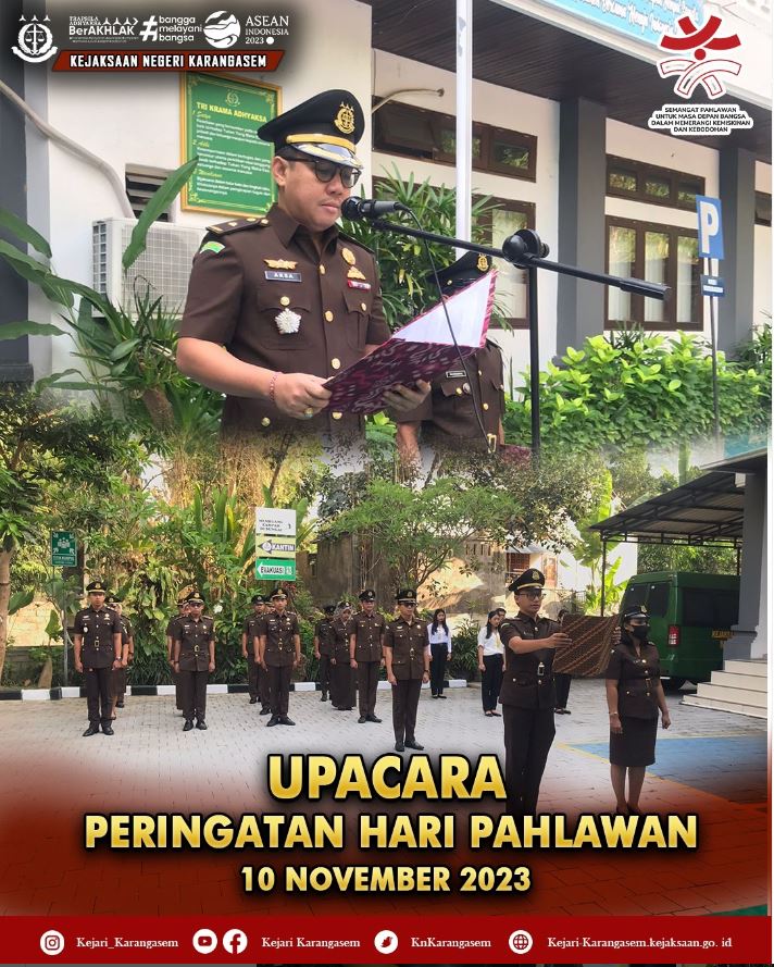 UPACARA PERINGATAN HARI PAHLAWAN 10 NOVEMBER 2023