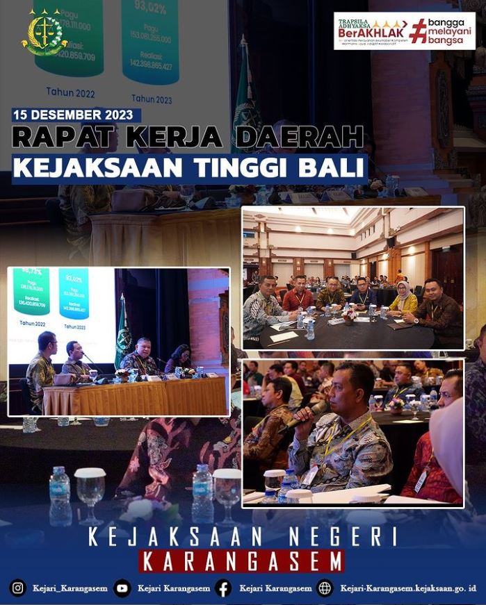 RAPAT KERJA DAERAH KEJAKSAAN TINGGI BALI