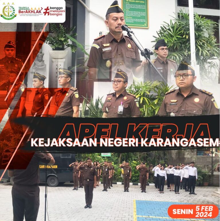APEL KERJA KEJAKSAAN NEGERI KARANGASEM