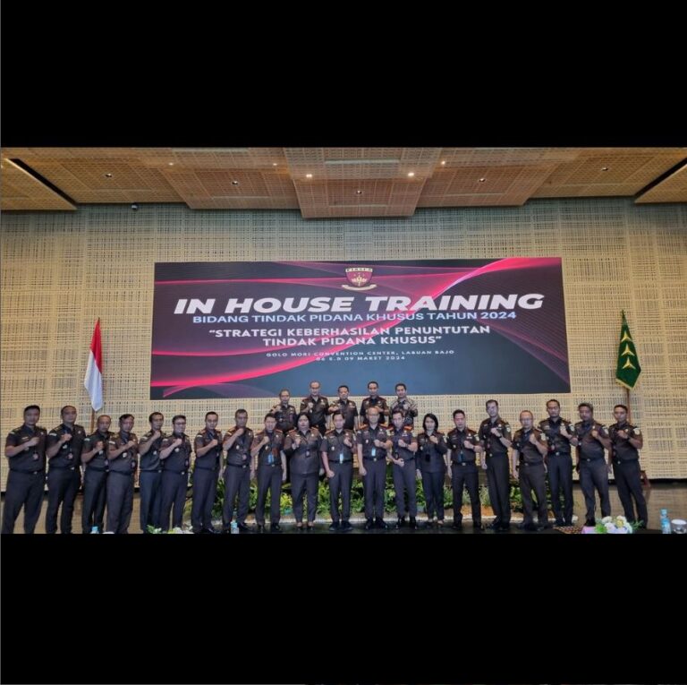 IN HOUSE TRAINING BIDANG TINDAK PIDANA KHUSUS TAHUN 2024