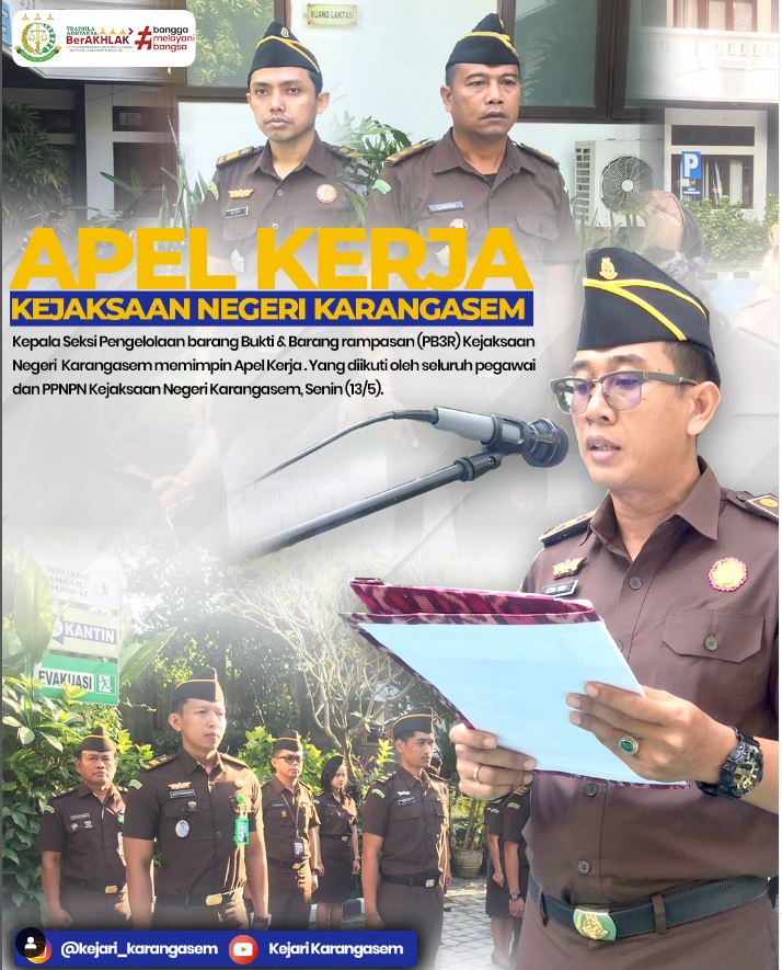 APEL KERJA KEJAKSAAN NEGERI KARANGASEM