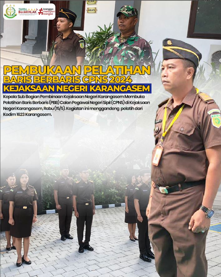 PEMBUKAAN PELATIHAN BARIS PELATIHAN BARIS BERBARIS CPNS 2024