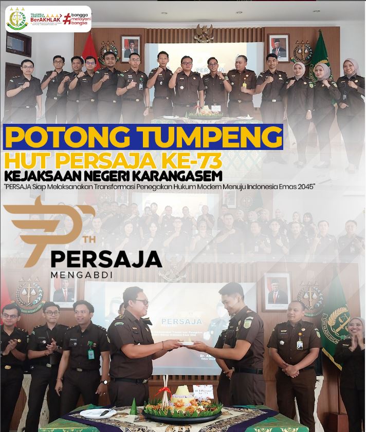 POTONG TUMPENG HUT PERSAJA KE-73