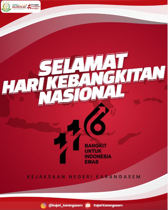 SELAMAT HARI KEBANGKITAN NASIONAL