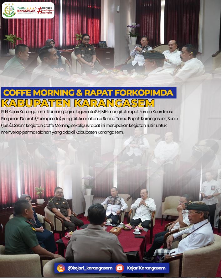 COFFE MORNING & RAPAT FORKOPIMDA