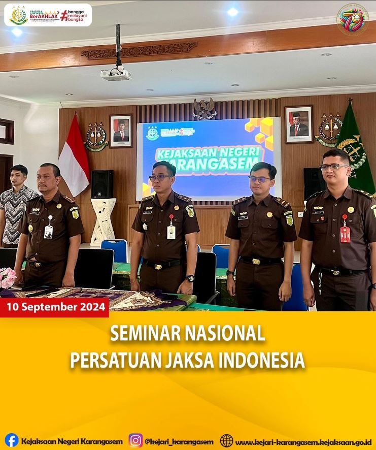 SEMINAR NASIONAL PERSATUAN JAKSA INDONESIA