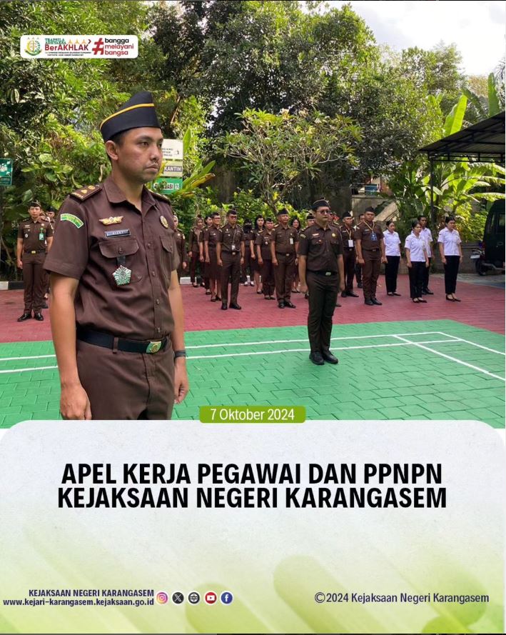 APEL KERJA PEGAWAI DAN PPNPN KEJAKSAAN NEGERI KARANGASEM