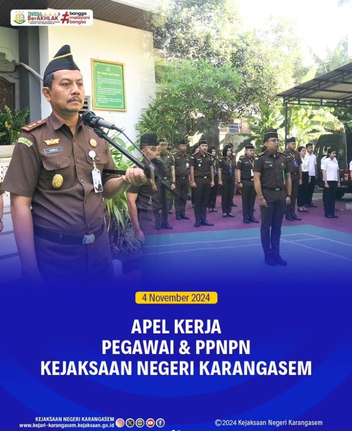 APEL KERJA PEGAWAI & PPNPN KEJAKSAAN NEGERI KARANGASEM