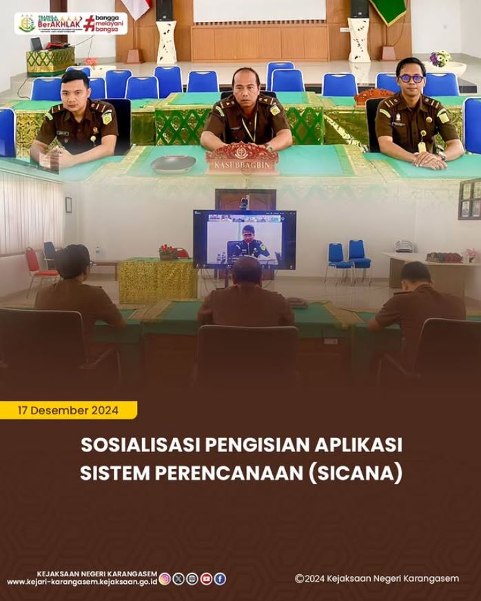 SOSIALISASI PENGISIAN APLIKASI SINTEM PERENCANA (SICANA)