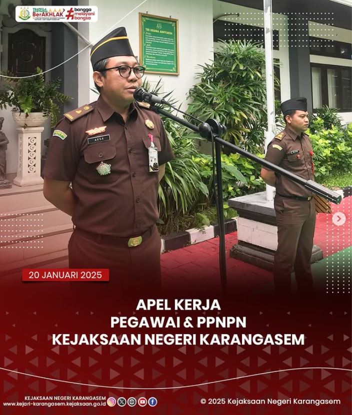 APEL KERJA PEGAWAI & PPNPN KEJAKSAAN NEGERI KARANGASEM