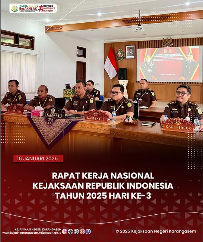 RAPAT KERJA NASIONAL KEJAKSAAN REPUBLIK INDONESIA TAHUN 2025 HARI KE-3