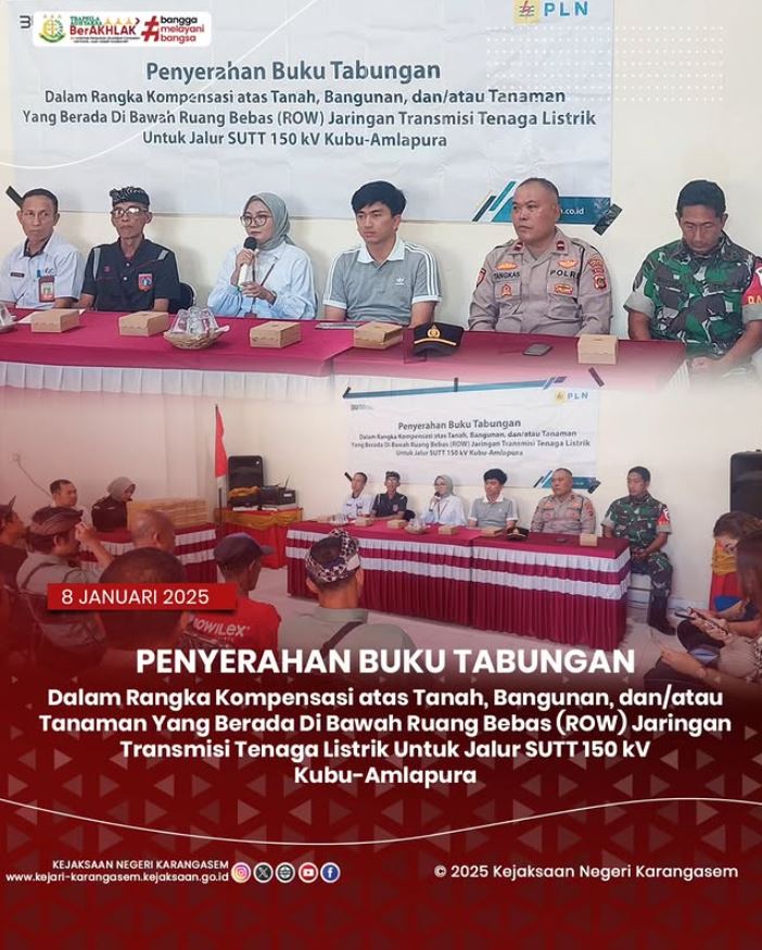 PENYERAHAN BUKU TABUNGAN