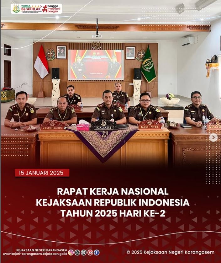 RAPAT KERJA NASIONAL KEJAKSAAN REPUBLIK INDONESIA TAHUN 2025 HARI KE-2
