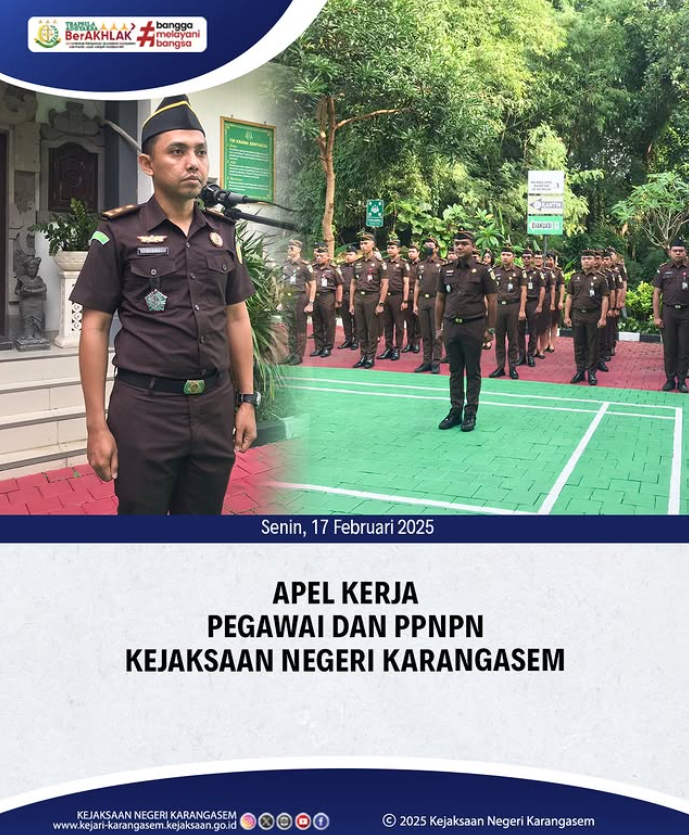 APEL KERJA PEGAWAI DAN PPNPN KEJAKSAAN NEGERI KARANGASEM