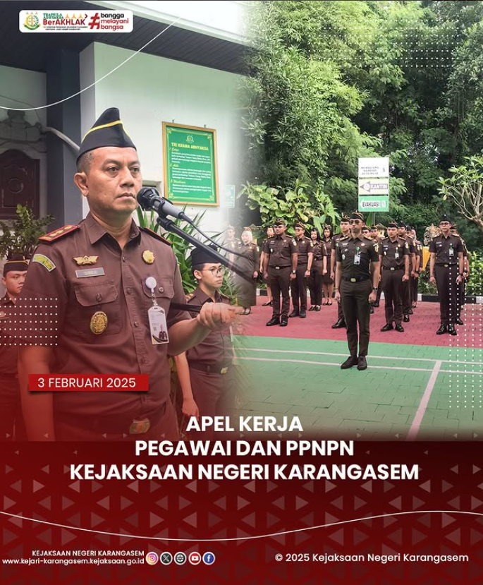 APEL KERJA PEGAWAI DAN PPNPN KEJAKSAAN NEGERI KARANGASEM