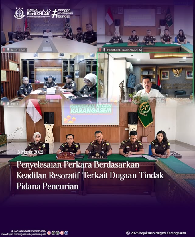 PENYELESAIAN PERKARA BERDASARKAN KEADILAN RESORATIF TERKAIT DUGAAN TINDAK PIDANA PENCURIAN