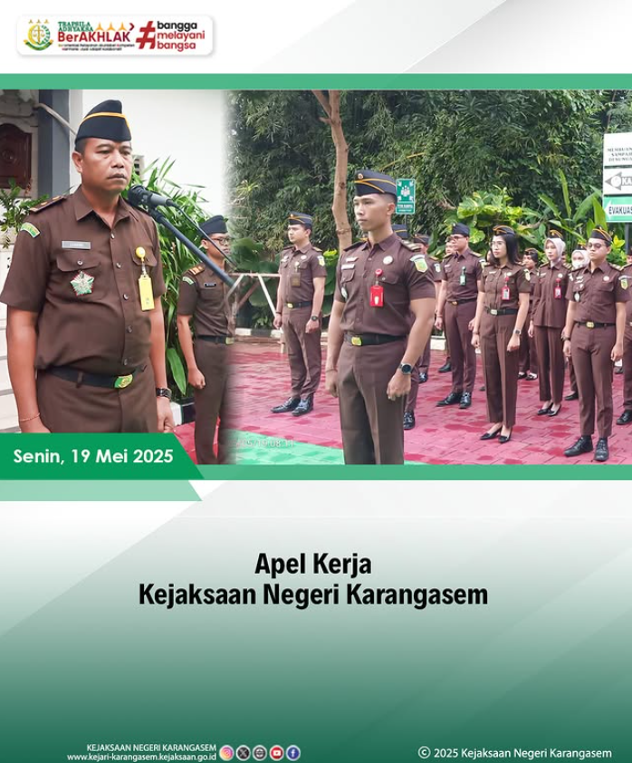 APEL KERJA KEJAKSAAN NEGERI KARANGASEM