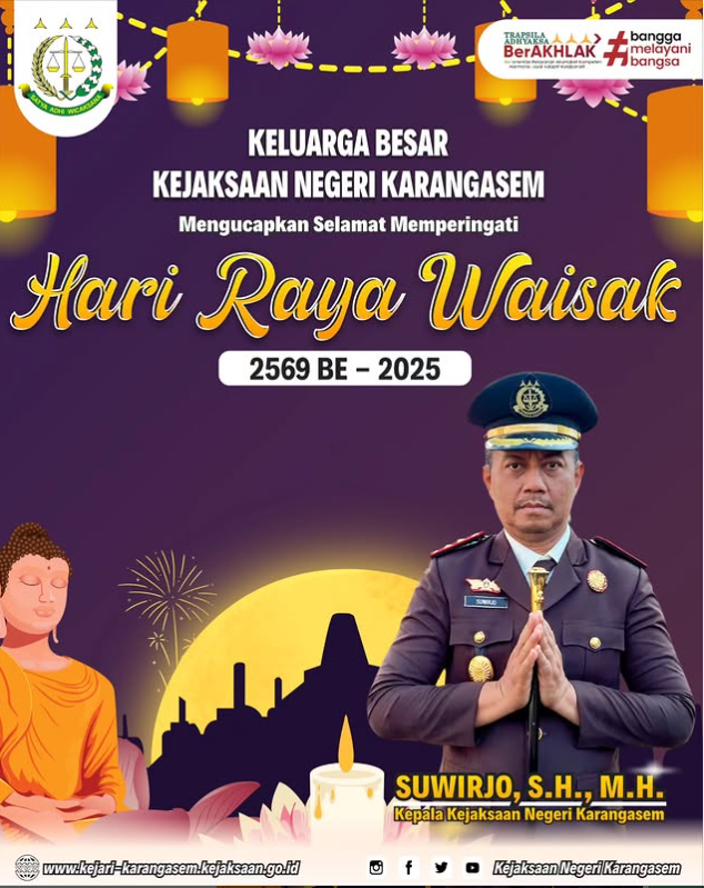 HARI RAYA WAISAK 2569BE – 2025