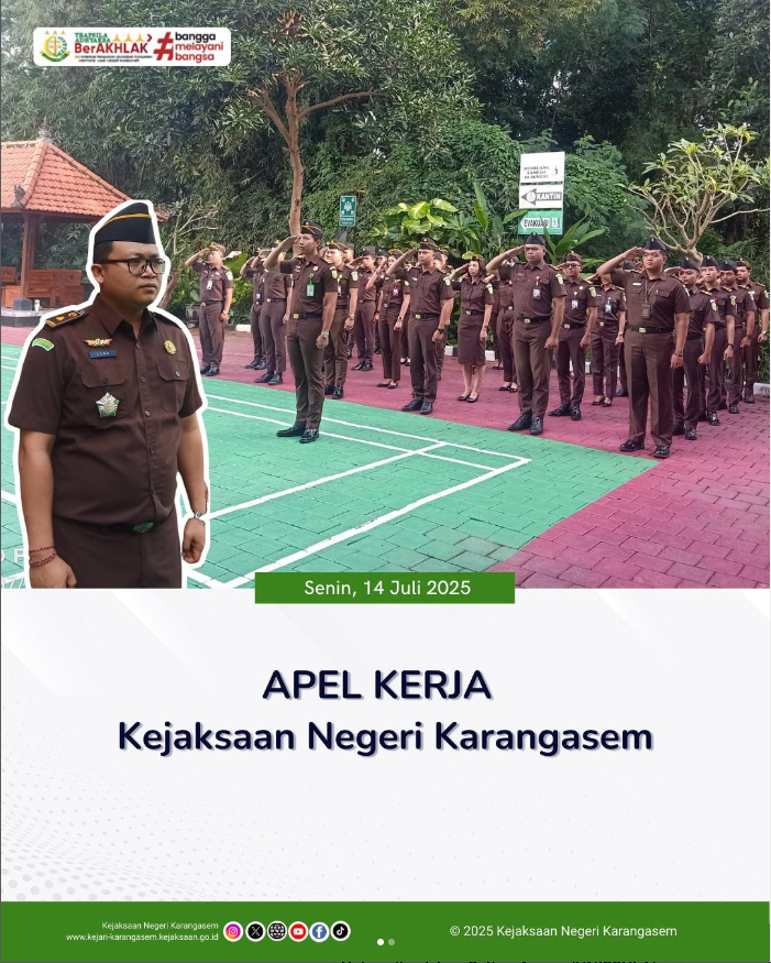 APEL KERJA KEJAKSAAN NEGERI KARANGASEM
