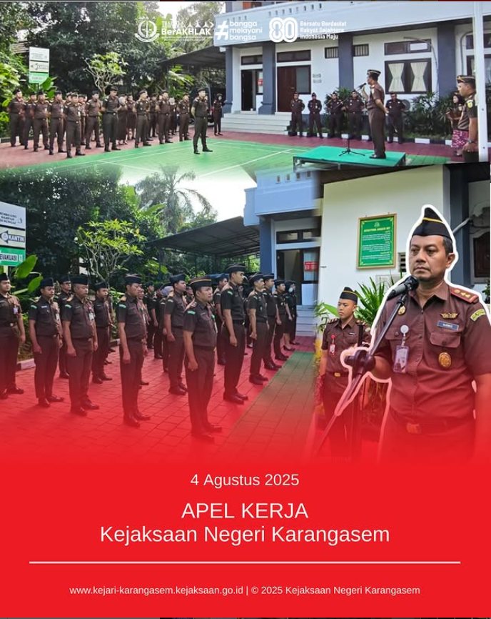 APEL KERJA KEJAKSAAN NEGERI KARANGASEM