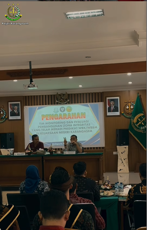 KUNJUNGAN INSPEKTUR MUDA KEUANGAN II PADA JAM BIDANG PENGAWASAN