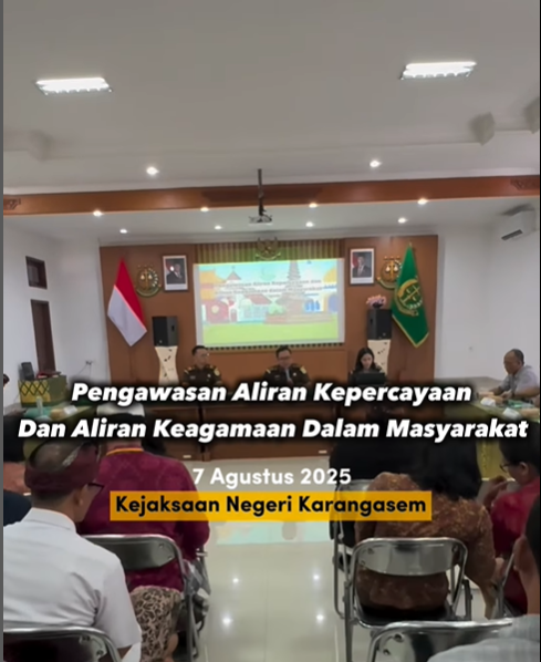 PENGAWASAN ALIRAN KEPERCAYAAN DAN ALIRAN KEAGAMAAN DALAM MASYARAKAT