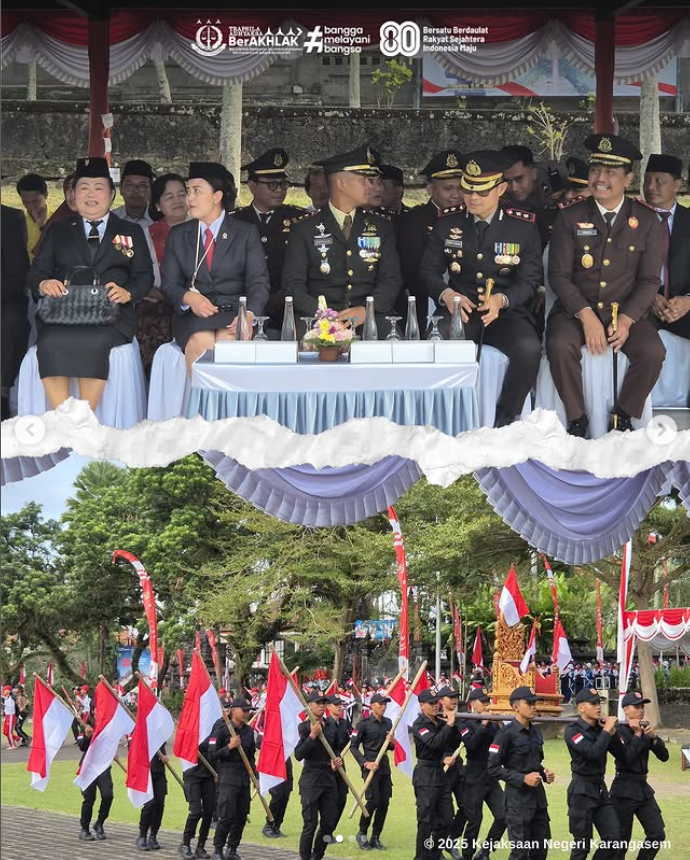 UPACARA PERINGATAN HUT KE-80 KEMERDEKAAN REPUBLIK INDONESIA TAHUN 2025 DI KABUPATEN KARANGASEM