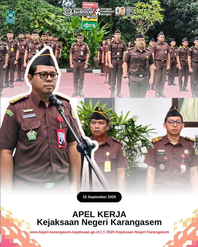 APEL KERJA KEJAKSAAN NEGERI KARANGASEM