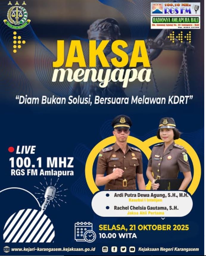 JAKSA MENYAPA DENGAN TEMA: “DIAM BUKAN SOLUSI, BERSUARA MELAWAN KDRT”