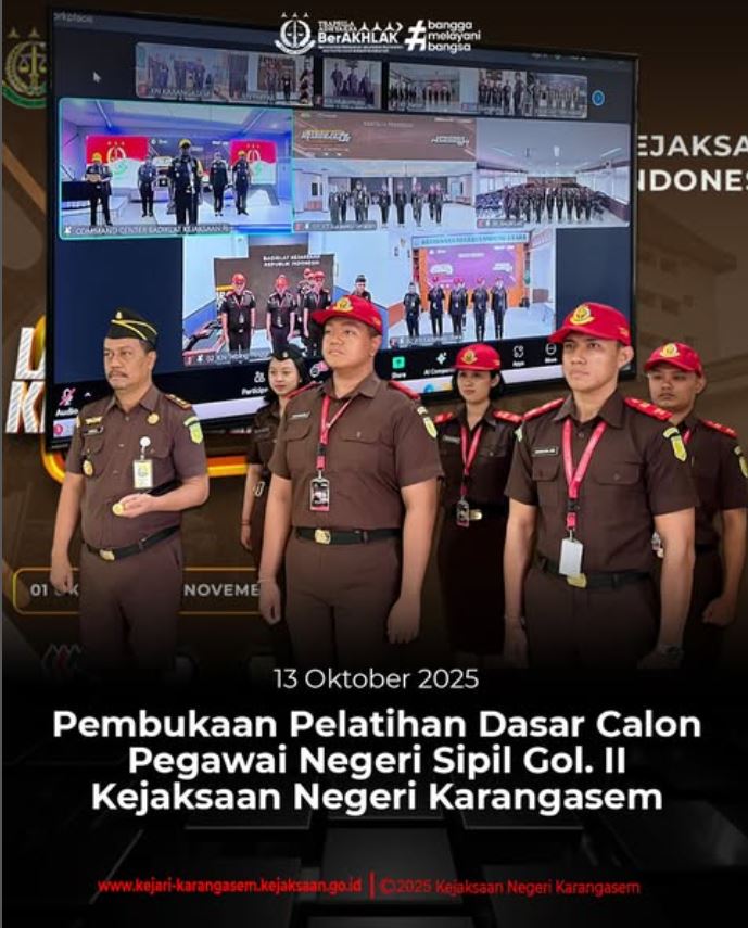 PEMBUKAAN PELATIHAN DASAR CALON PEGAWAI NEGERI SIPIL (CPNS) GOLONGAN II TAHUN 2025