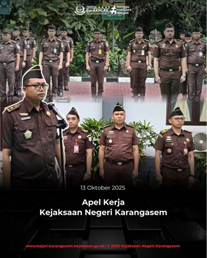 APEL KERJA KEJAKSAAN NEGERI KARANGASEM