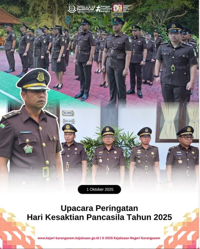 UPACARA PERINGATAN HARI KESAKTIAN PANCASILA TAGHUN 2025