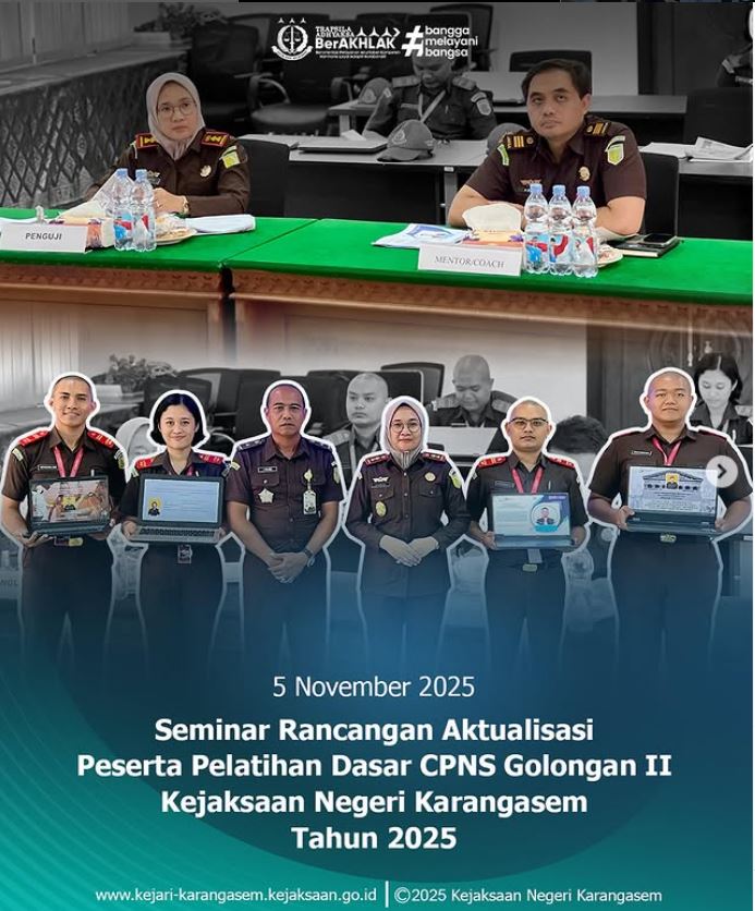 SEMINAR RANCANGAN AKTUALISASI PELATIHAN DASAR CPNS GOLONGAN II TAHUN 2025