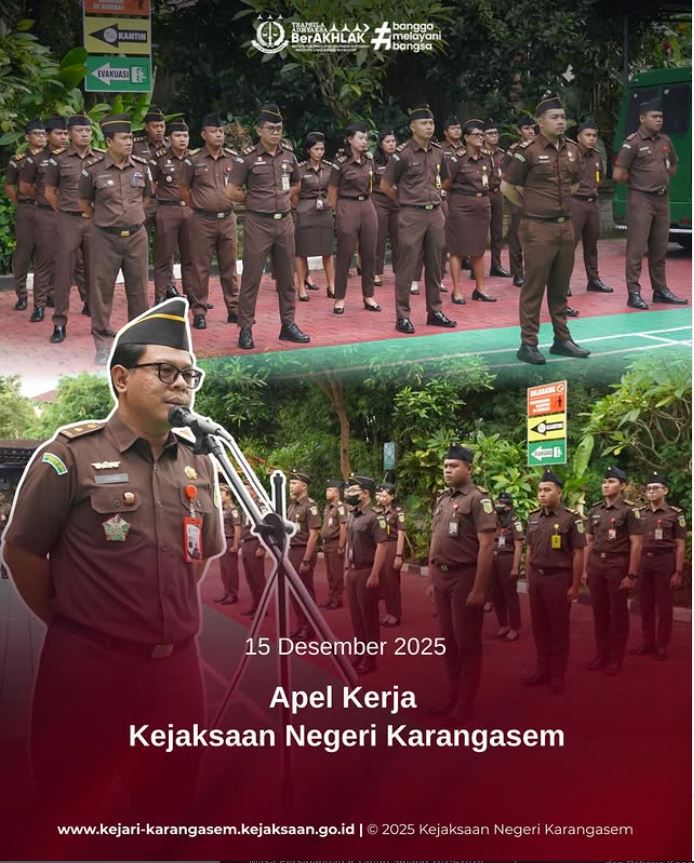 APEL KERJA KEJAKSAAN NEGERI KARANGASEM