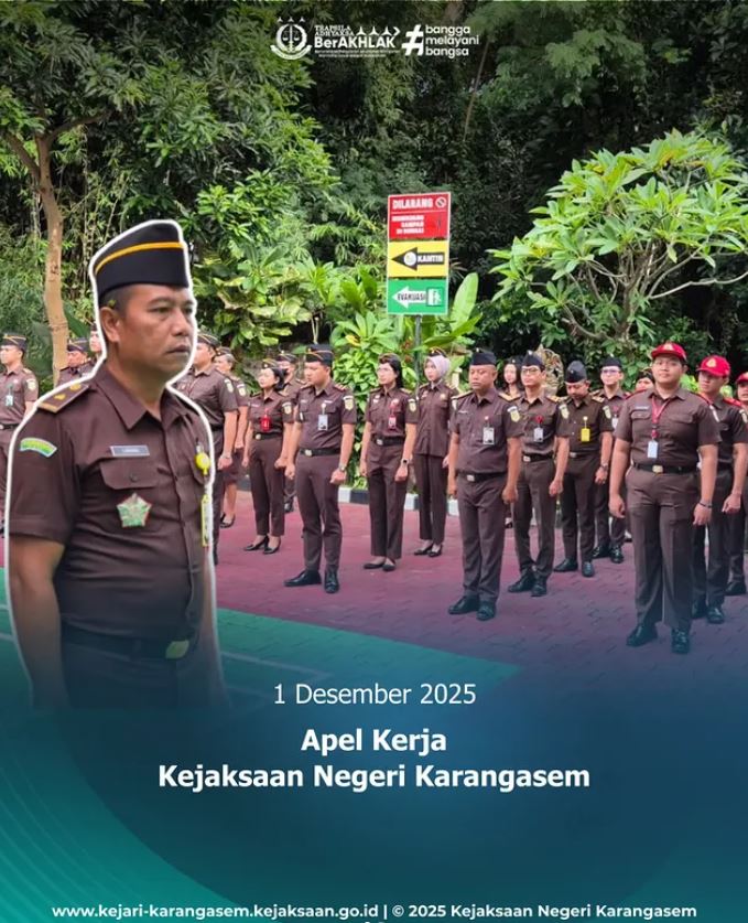 APEL KERJA KEJAKSAAN NEGERI KARANGASEM.
