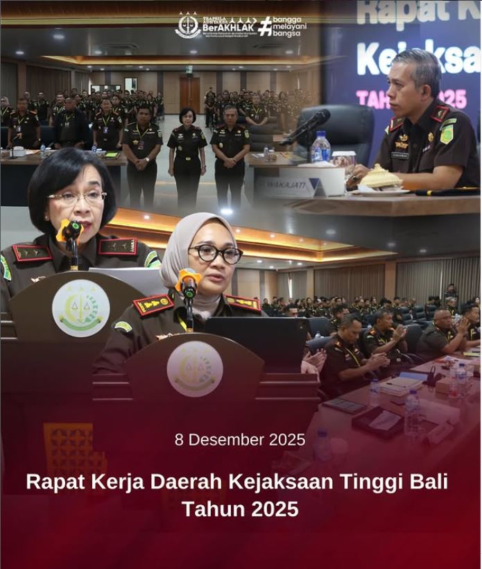 RAPAT KERJA DAERAH KEJAKSAAN TINGGI BALI TAHUN 2025